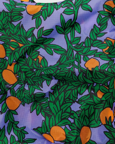 Baggu Reusable Bag- Orange Tree Periwinkle - Redemption Market