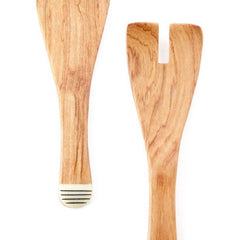 Petite Wild Olive Wood Salad Servers