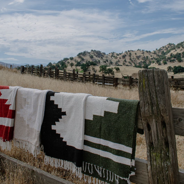 handwoven mexican throw blanket