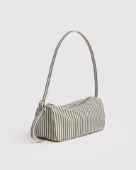 Sage Stripe Nylon Loaf Bag
