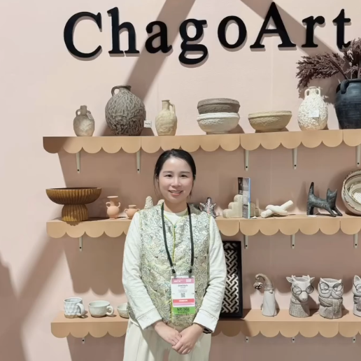 Mini Ceramic Dish- Blue Flower