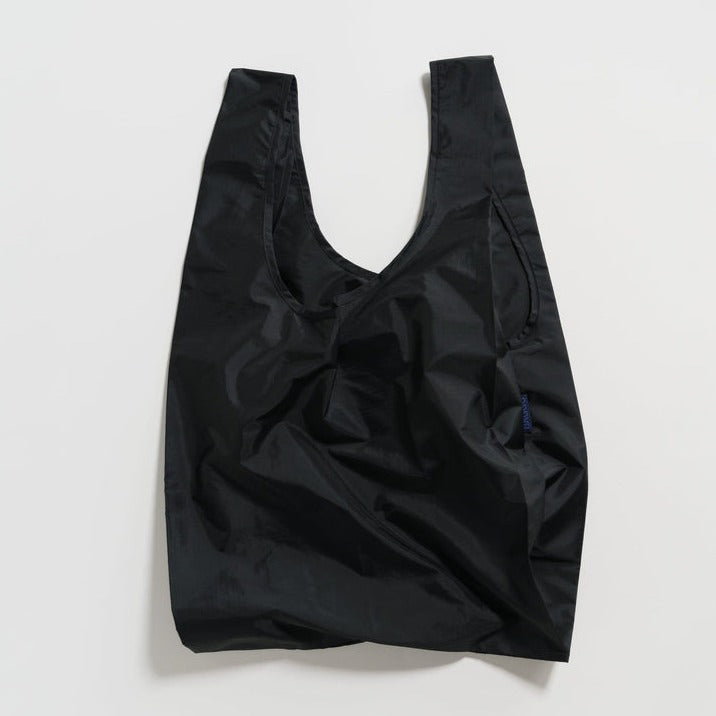 Solid Baggu Reusable Bag- Black