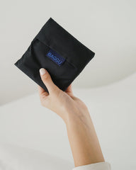 Solid Baggu Reusable Bag- Black