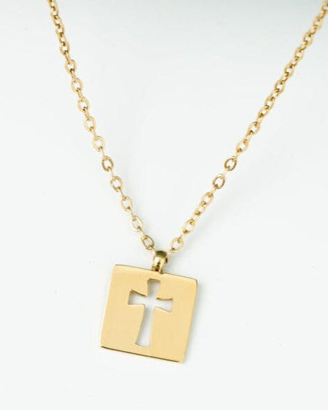 fair trade cross necklace