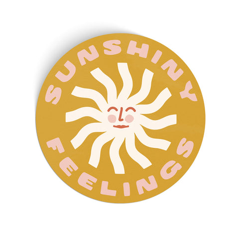 Sunshiny Feelings Vinyl Sticker