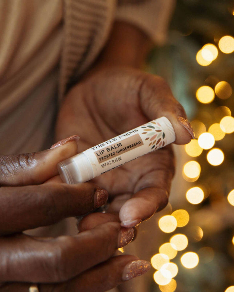 Frosted Gingerbread Holiday Lip Balm