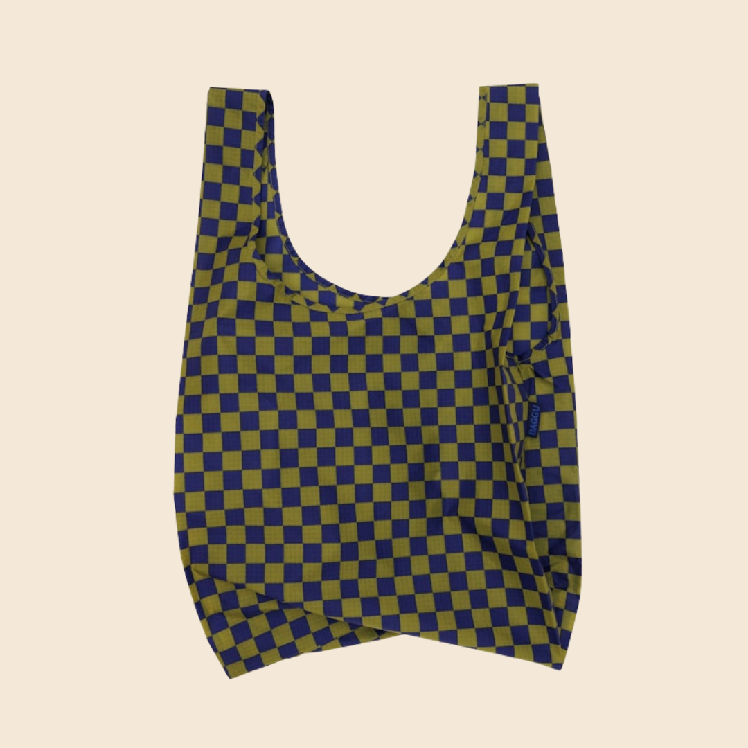 Baggu Reusable Bag- Pear Check