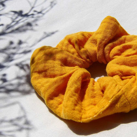 Mustard Muslin Scrunchy - Redemption Market