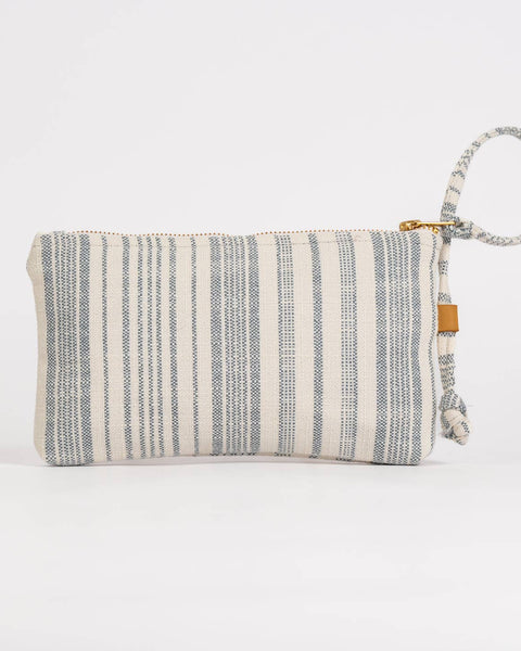 Luna Wrist Pouch- Natural Stripe