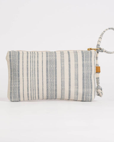 Luna Wrist Pouch- Natural Stripe