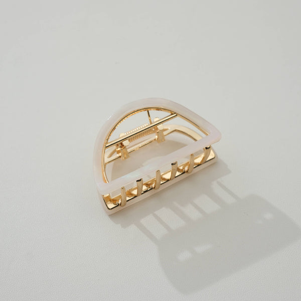Half Moon Metal Claw Clip- Small
