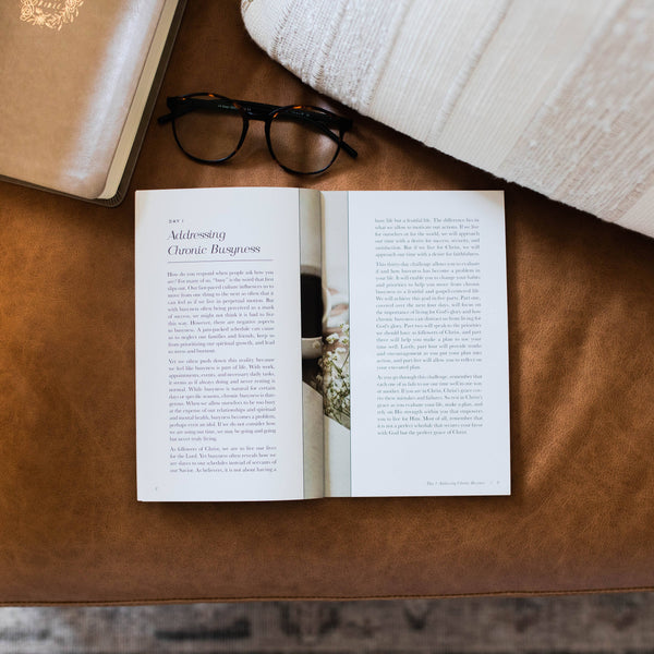 Breaking Free From Busyness Book