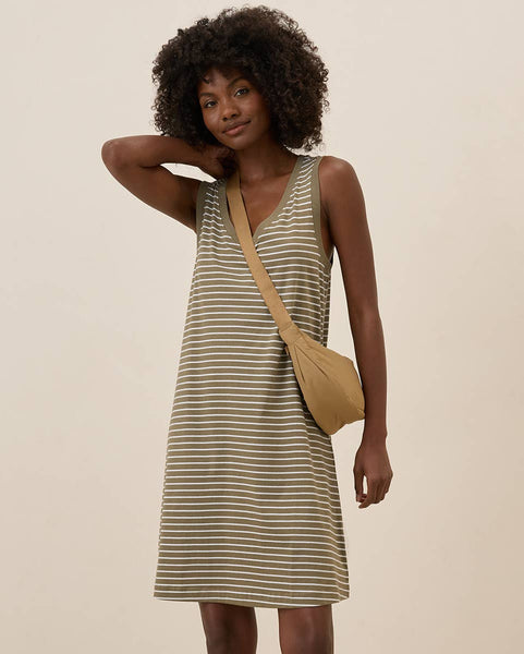 Costa Mesa Stripe Tank Dress