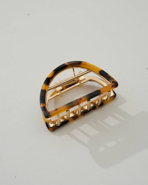 Half Moon Metal Claw Clip- Small