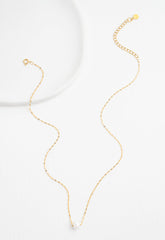 Gold Pearl Necklace