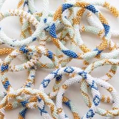 Mykonos Roll-on Beaded Bracelets