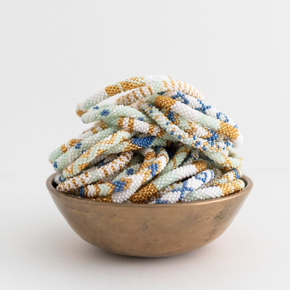 Mykonos Roll-on Beaded Bracelets