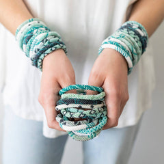 Mint Roll-on Beaded Bracelets