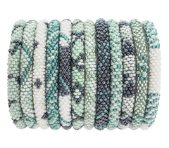 Mint Roll-on Beaded Bracelets