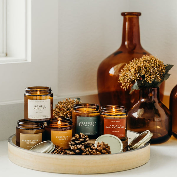 Apples + Maple Bourbon - Mini Soy Candle