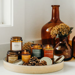 Apples + Maple Bourbon - Mini Soy Candle