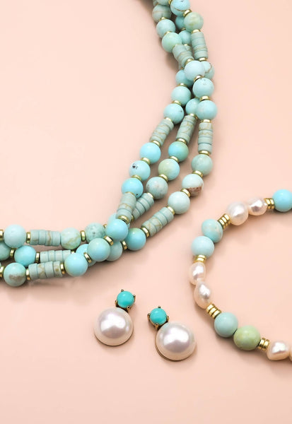 Luminous Tide Turquoise Necklace