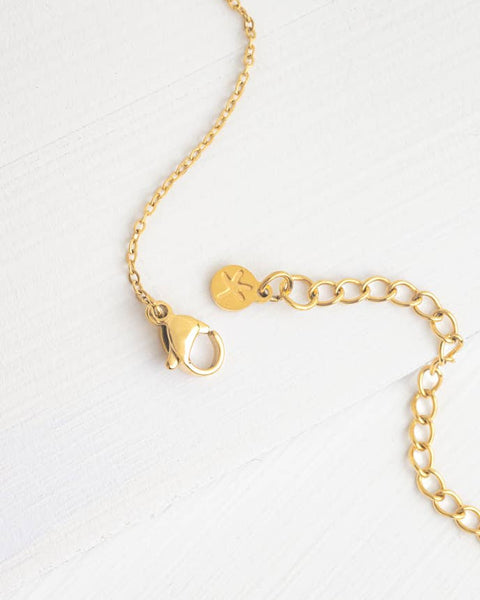 Mallory Gold Sunburst Necklace