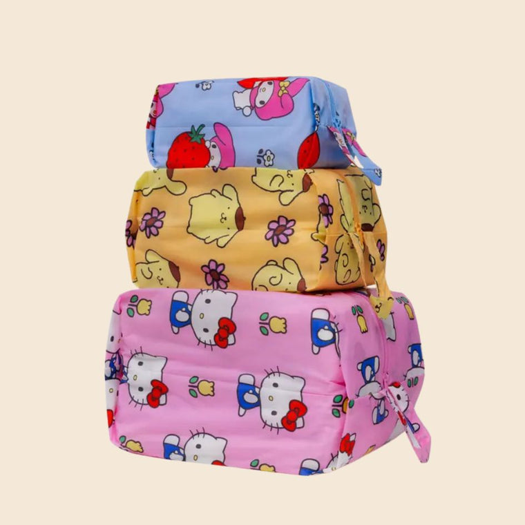 Baggu Hello Kitty Set of 3 Zip Bags