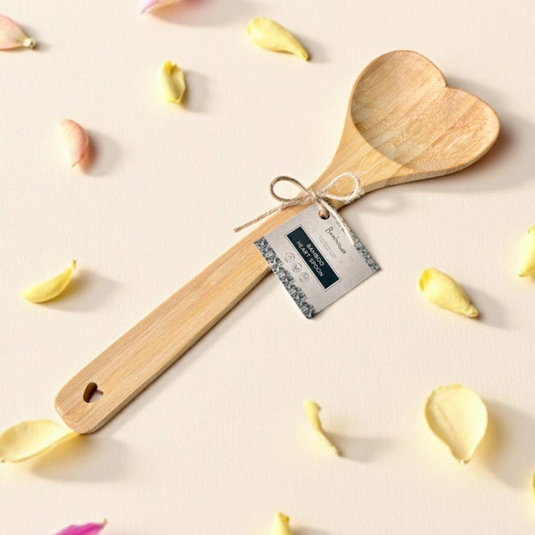 Bamboo Heart serving spoon sustainable