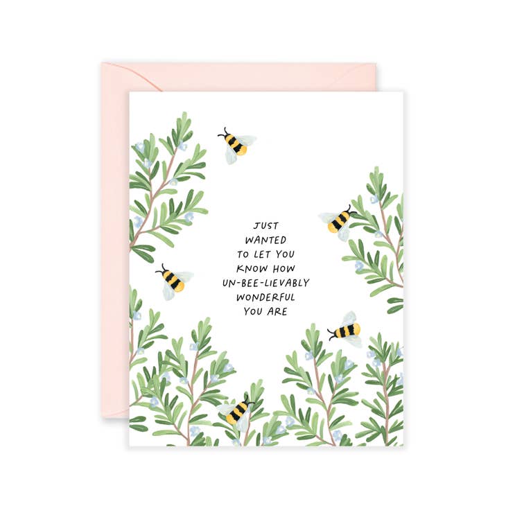 Un-Bee-Lievably Wonderful Card