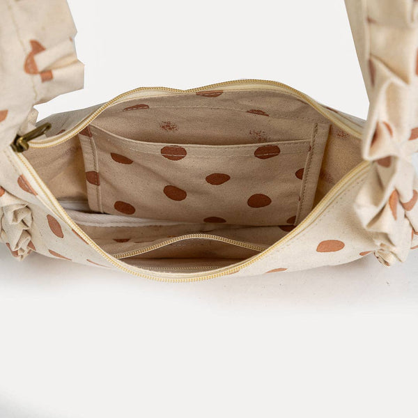 Momo Shoulder Bag - Clay Dot