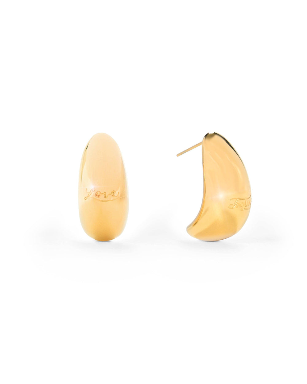 Love & Justice Half Hoop Earrings