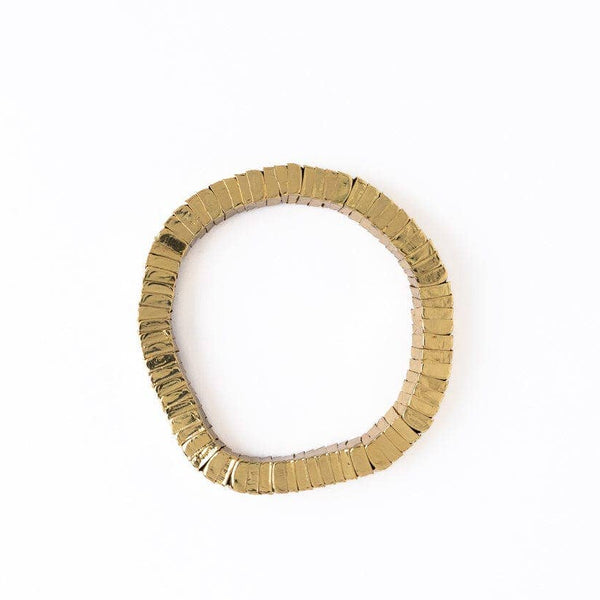 Square Bead Stretch Bracelet
