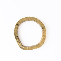 Square Bead Stretch Bracelet