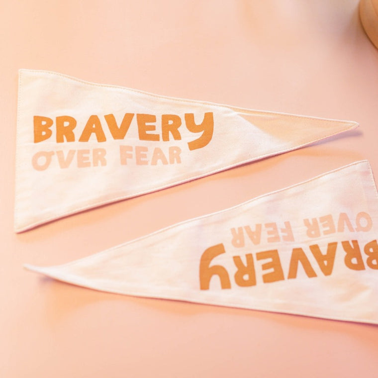Bravery Over Fear Pennant