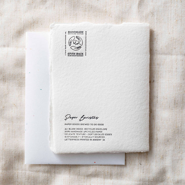 Happy Bee Day- Letterpress Birthday Card