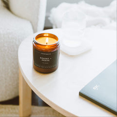 desert minimalist candle 