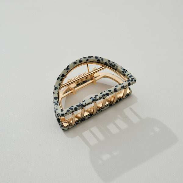 Half Moon Metal Claw Clip- Small