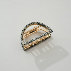 Half Moon Metal Claw Clip- Small
