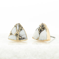 Haven Studs – White Turquoise