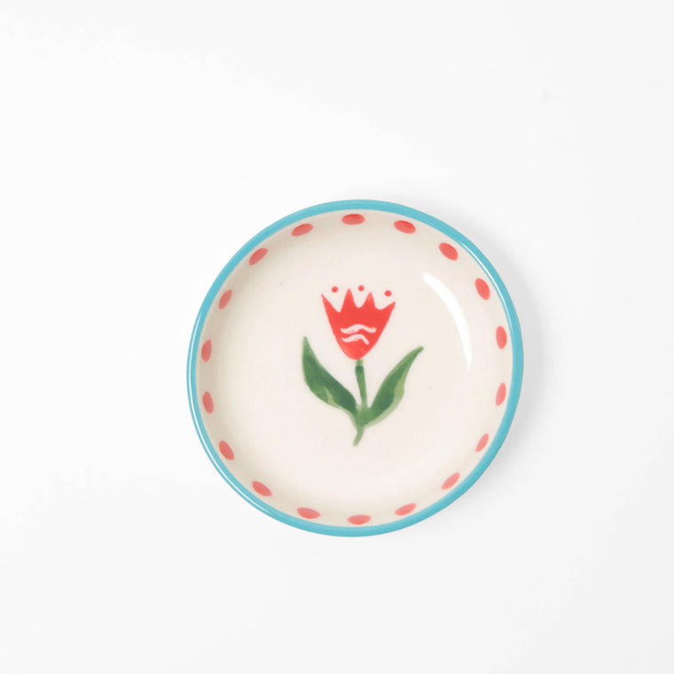 Mini Ceramic Dish- Tulip