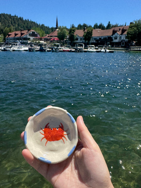 Mini Ceramic Dish- Crab
