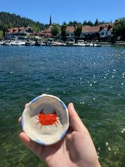 Mini Ceramic Dish- Crab