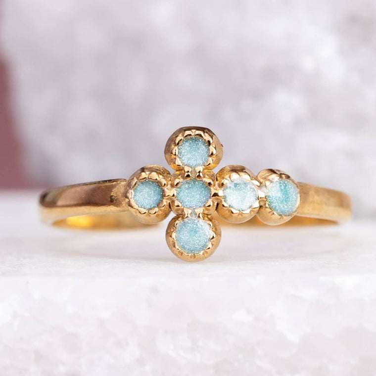 Tranquil Cross Ring