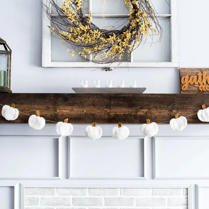 Pumpkin Garland- White