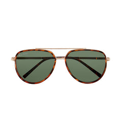 Matte Gold + Tortoise Polarized Sunglasses