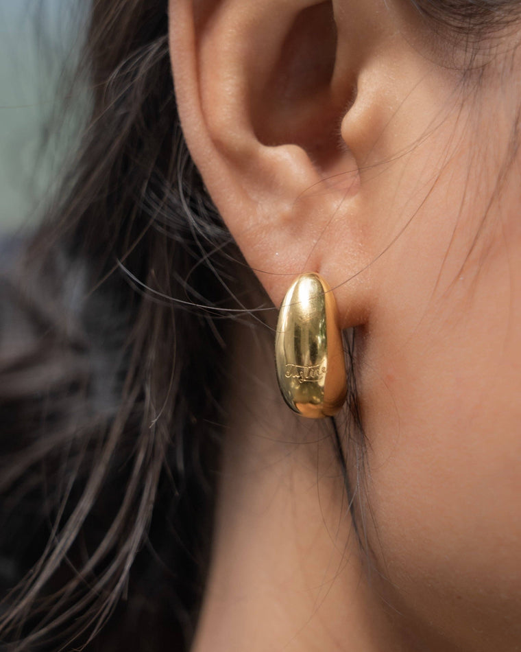 Love & Justice Half Hoop Earrings