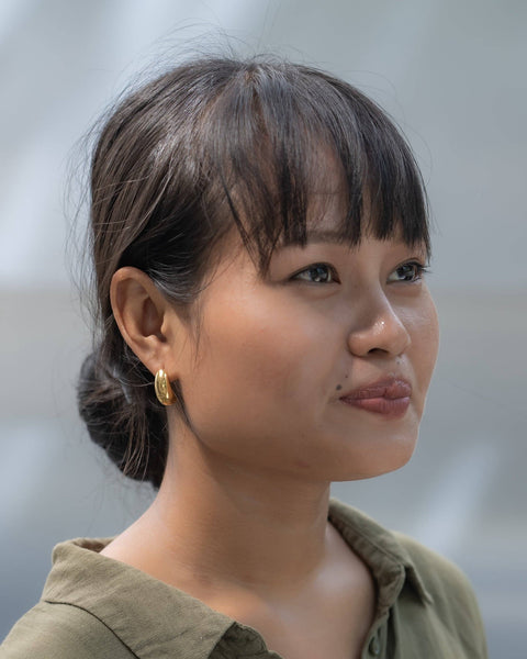 Love & Justice Half Hoop Earrings