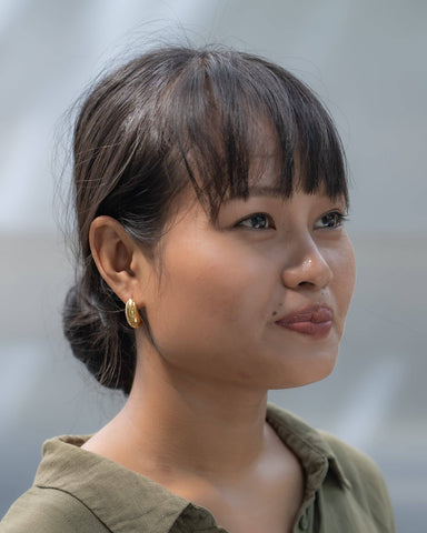 Love & Justice Half Hoop Earrings