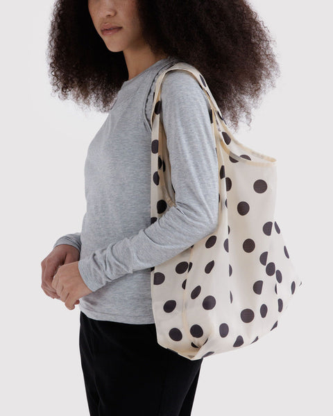 Cream + Black Polka Dot BAGGU